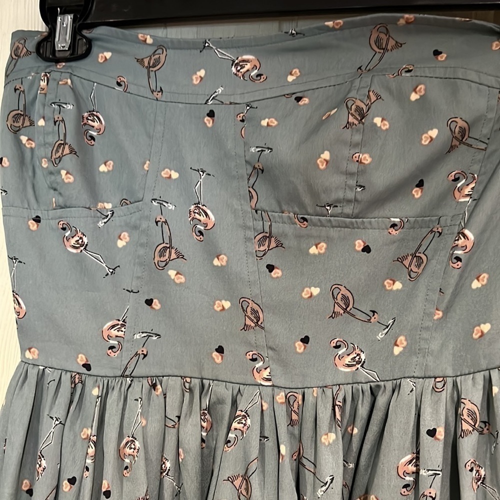 Atmosphere STRAPLESS DRESS ELASTIC BODICE BACK FULL LINED SKIRT SIZE 14 - Picture 2 of 10